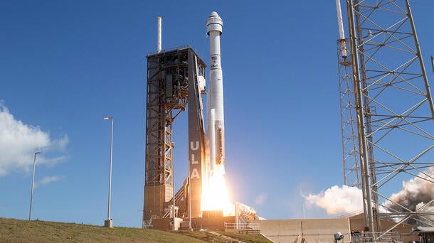 A United Launch Alliance (ULA) Atlas V rocket carrying NASA astronauts Barry “Butch” Wilmore and Sunita “Suni” Williams aboard the Boeing Starliner spacecraft lifts off from Space Launch Complex-41 at 10:52 a.m. EDT on June 5, 2024. Photos by United Launch Alliance
