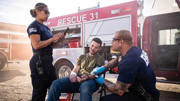 Emergency responder using L3Harris communications