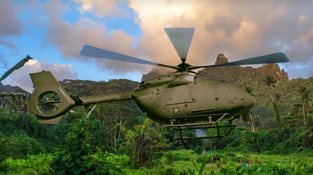 U.S. Marine Corps' MQ-72C Lakota Connector unmanned logistics platform. Image Courtesy: Airbus U.S. Space &amp; Defense