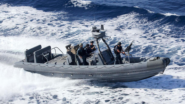 MC-3000I Mobile Command Intercom on a maritime mission