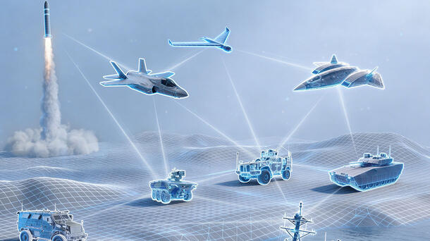 L3Harris' rendering of various combat vehicles spanning multiple combat domains