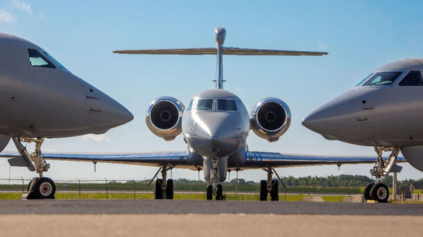 L3Harris delivered three MC-55A aircraft to the U.S. Air Force