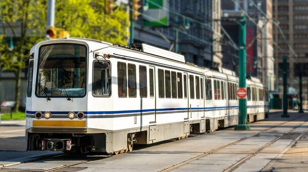 Niagara Frontier Transportation Authority Metro Rail train