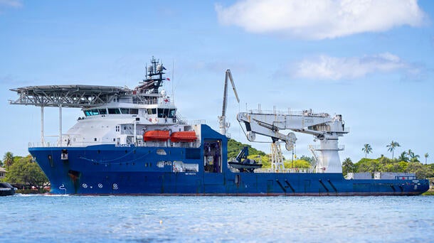 Ship in dock