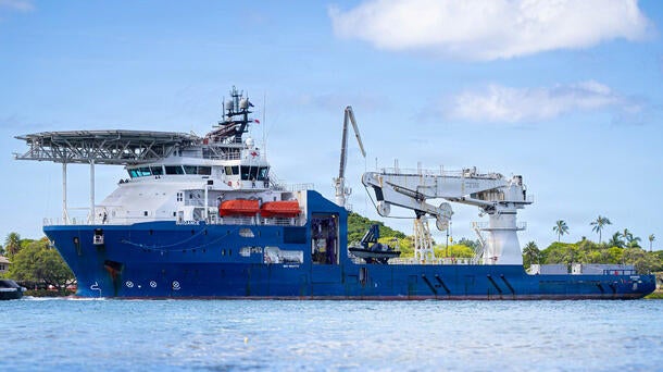Ship in dock