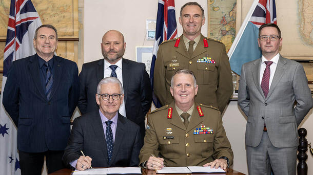 Signing of Commonwealth of Australia C4I integration contract