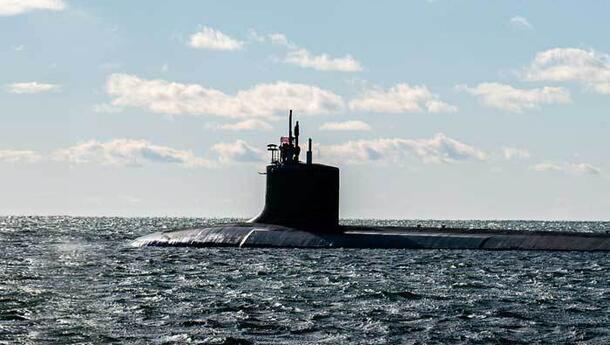 submarine at sea