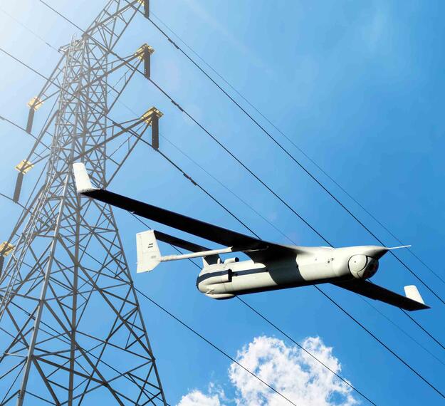 Utilities infrastructure inspection with UAS