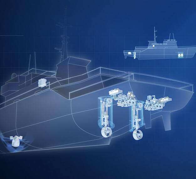 Dynamic Positioning Systems & Auxiliary/MH Propulsion Systems for Minehunters
