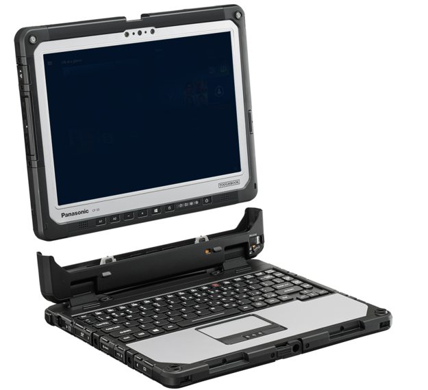 RF-3577-30EN Rugged 12-inch Laptop with Detachable Keyboard
