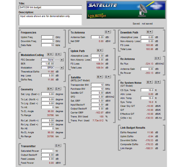 Link Budget Calculator