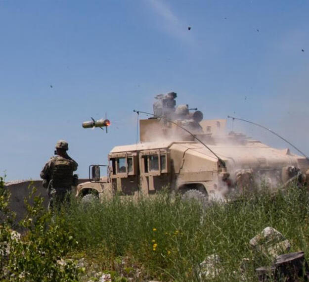 TOW 2A/2B missile fire