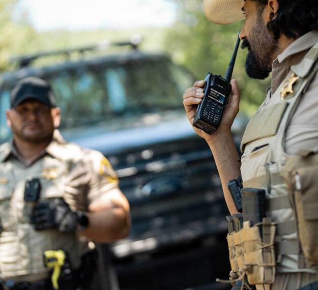 Sheriff and border patrol on comms