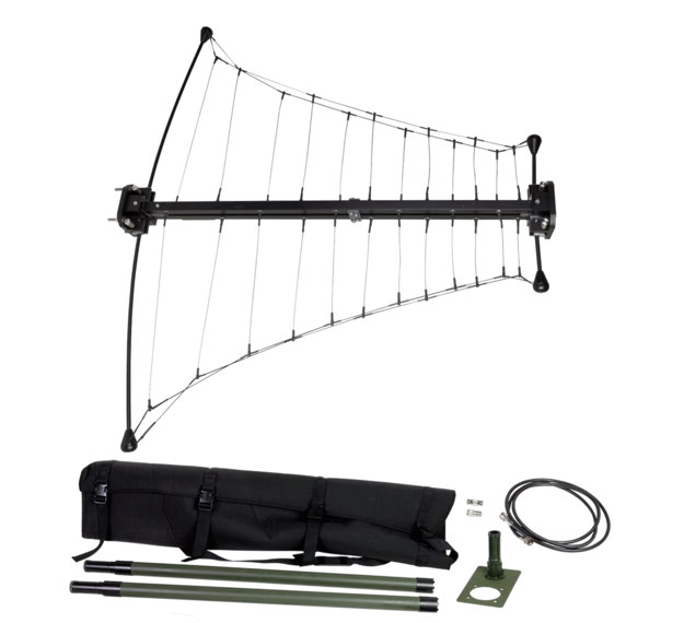 RF-3192C-AT422 Rapid Deployable UHF Log Periodic Antenna Set