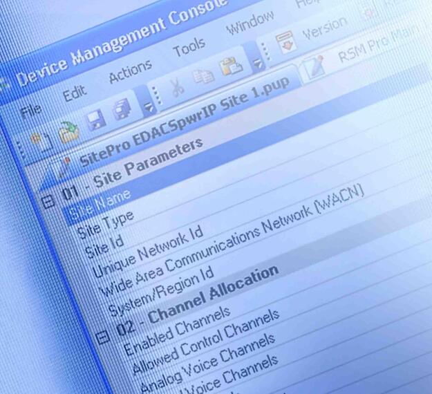 VIDA® Device Manager screen