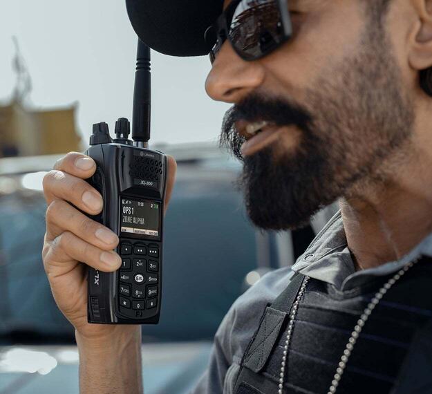 XL Converge™ 300P portable radio used by law enforcement