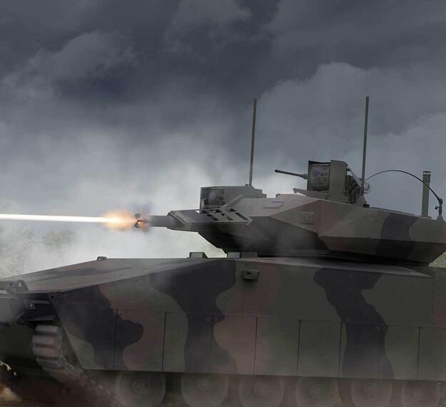 Rheinmetall XM30 | DISTRIBUTION STATEMENT A. Approved for public release (OPSEC-2026-225); distribution is unlimited