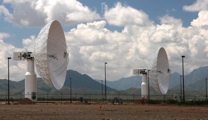 Large Aperture Parabolic Antennas, Satellite Tracking Antennas, Full Motion Satellite Antennas, Satellite Downlink Antennas, Satellite Telemetry and Control Antennas