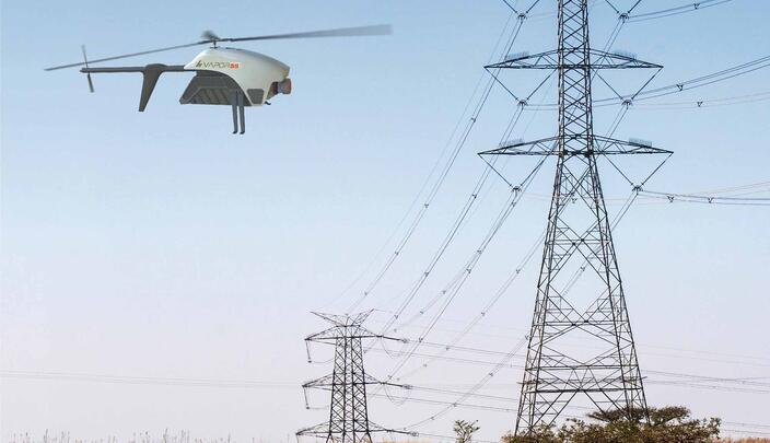 Utilities infrastructure inspection with UAS