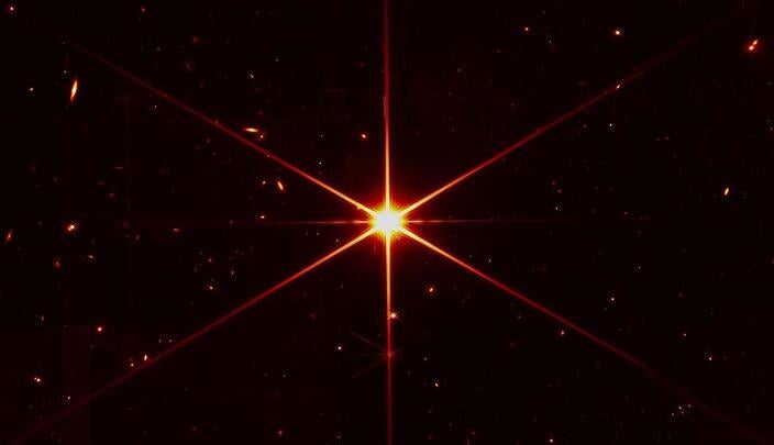 Telescope alignment evaluation image. Credit: NASA/STScI