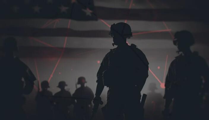 Solider on battle field