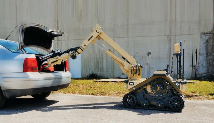 T7 Multi-Mission UGV with Haptic Controller