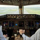 FAA Data Communications Pilots at controls in cockpit thumbnail image