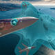 HiveLink High-Assurance Data Link Radio on aircraft