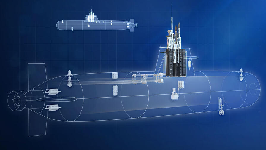 Submarine Mast Raising Equipment
