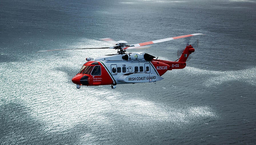 Irish Coast Guard helicopter - Image courtesy CHC Helicopter