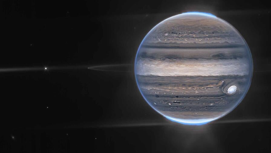 Jupiter image from NASA's James Webb Space Telescope
