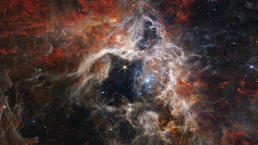 Tarantula Nebula from James Webb Space Telescope