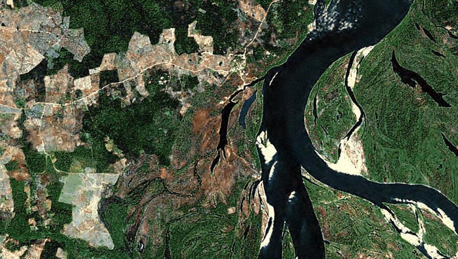 Low resolution satellite imagery map - TerraColor NextGen