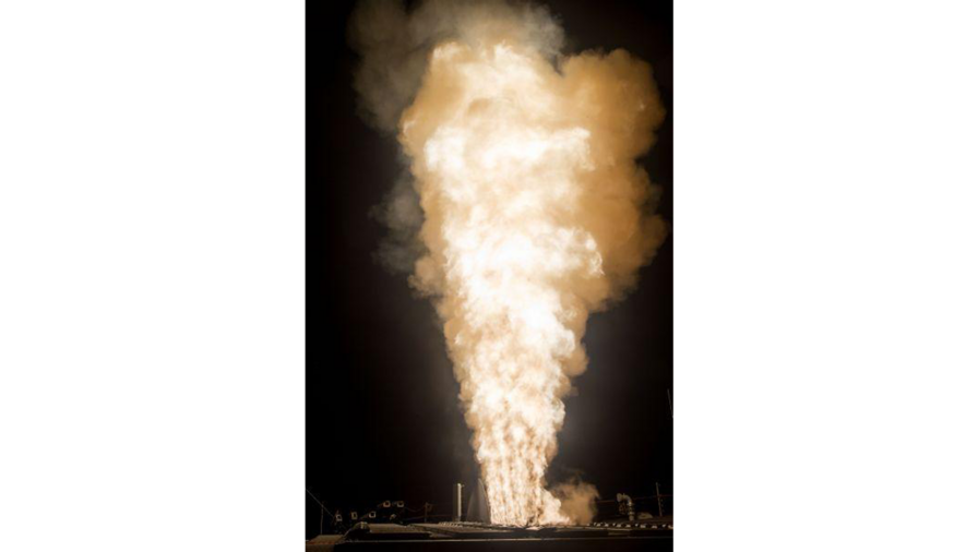 Oct. 26, 2018 - FTM-45: Upon acquiring and tracking the target missile, launched from the Pacific Missile Range Facility at Kauai, Hawaii, the USS JOHN FINN (DDG-113) launched an SM-3 Block IIA guided missile which intercepted the target. Credit: MDA