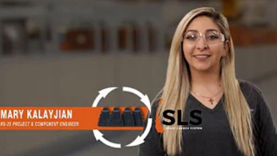 Rocket Science in 60 Seconds: How Structured Light Scanning Is Used on the SLS Rocket