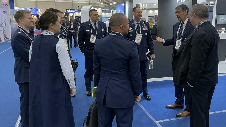 L3Harris presented its Bombardier 6500-based airborne early warning and control solution at the ADEX Air Show in Seoul, South Korea.