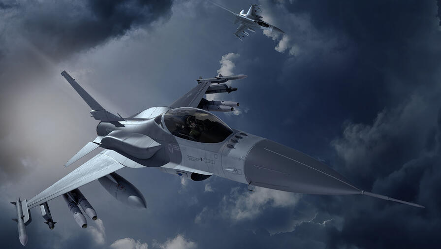 L3Harris Viper Shield Flight in dark skies rendering