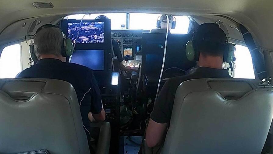 cockpit in-flight show