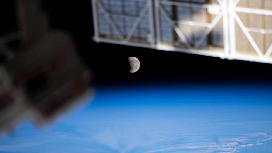 The Moon pictured during a lunar eclipse