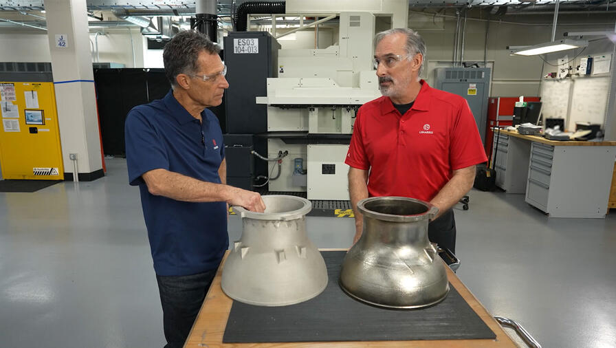 The video series highlights L3Harris products contributing to the return of astronauts to the Moon. This specific video discusses the pogo on the new RS-25 production engine.