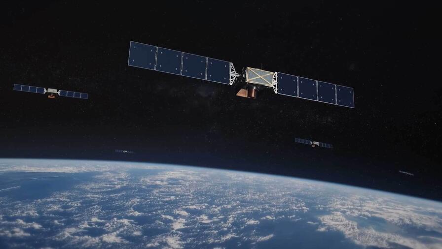 Satellites in space