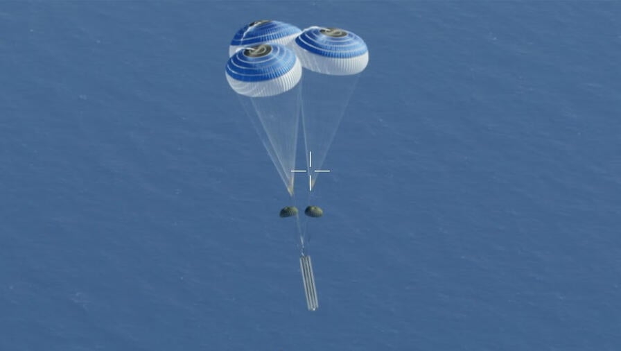 A Medium Range Ballistic Missile target was air launched from a C-17 aircraft. MRBM Type 1 and Type 2 targets are designed, manufactured and launched by Aerojet Rocketdyne’s Coleman site. (Photo credit: Missile Defense Agency)