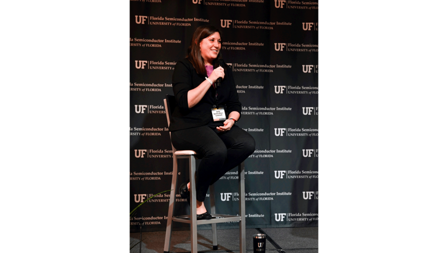 L3Harris Microelectronics Chief Engineer Amy Bonecutter-Leonard at Semiconductor Summit