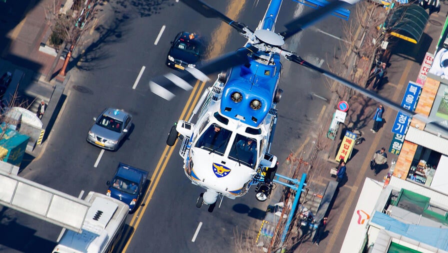 WESCAM MX-15 KUH 1P Korean National Police front view