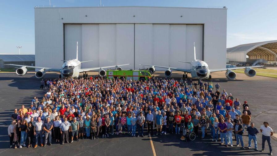 RC-135 on tarmac - historic