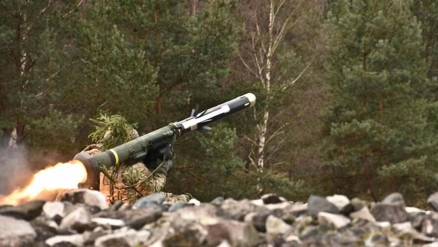 Cavalry regiment fires a javelin anti-tank missile.