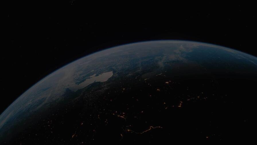 Earth in shadow
