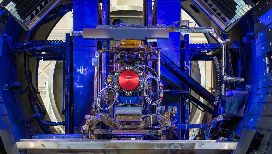 Flight Module 2 is set-up at NASA’s Glenn Research Center for testing