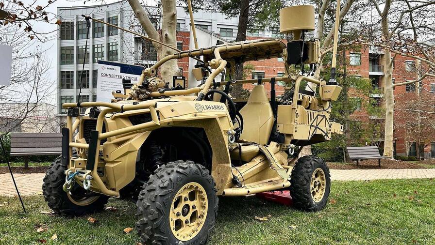 Ground vehicle outfitted with additional equipment and capabilities