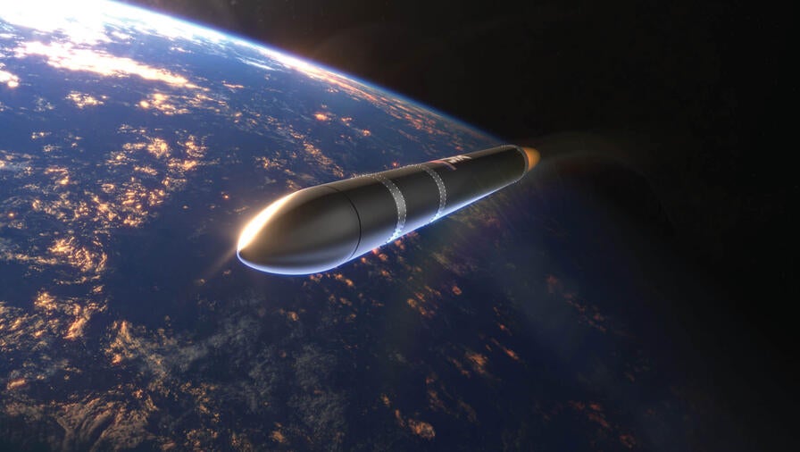 Render of next generation interceptor. (NGI)